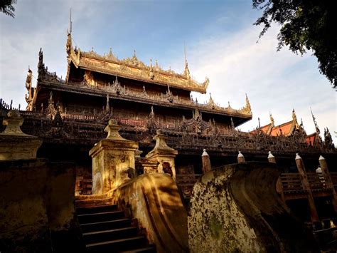 2024金色宫殿僧院 (Shwenandaw Kyaung)游玩攻略,整个建筑每个角落都缀满了繁...【去哪儿攻略】