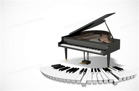 钢琴琴键音乐白色背景素材背景图片素材免费下载_音乐背景_5000*3286像素_熊猫办公
