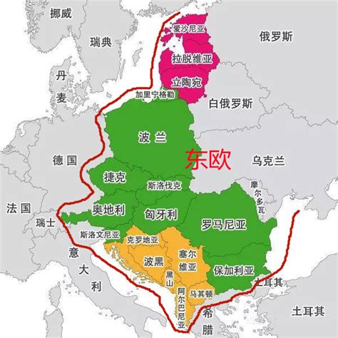 东欧有哪些国家？东欧包括哪些国家？东欧国家位置地图 - 必经地旅游网
