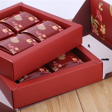 2021新年礼盒包装商务礼盒年会烘焙坚果年货春节送礼糖果礼物盒-阿里巴巴