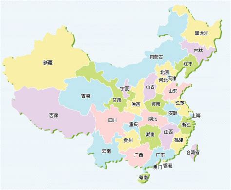 中国行政区地图PSD素材设计模板素材