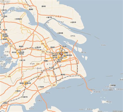 上海地图-旅游景点分布图、电子地图