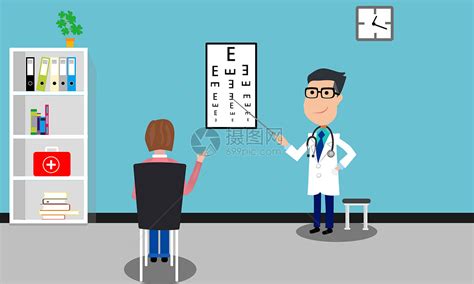 江津区中医院为小学生做视力检测