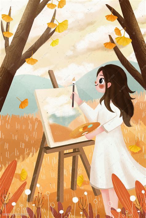 如何画一副美丽的秋天画_酷知经验网
