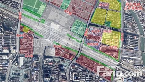 商丘市火车站高铁核心区规划图【卫星地图版】_房产资讯-商丘房天下