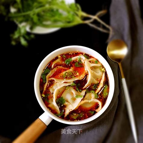 酸汤水饺的做法_菜谱_美食天下