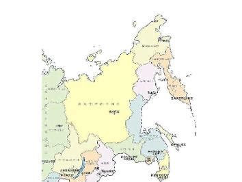 远东地区地图图片