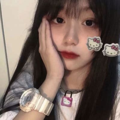 甜美女生网恋头像真人