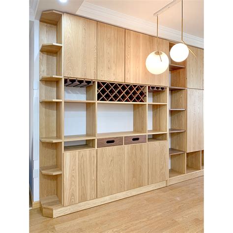 橡胶木餐边柜厨房储物柜家用客厅置物柜现代简约实木柜边柜茶水柜-淘宝网
