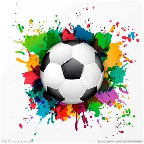 足球 彩色 彩绘足球 球设计图__图片素材_其他_设计图库_昵图网nipic.com