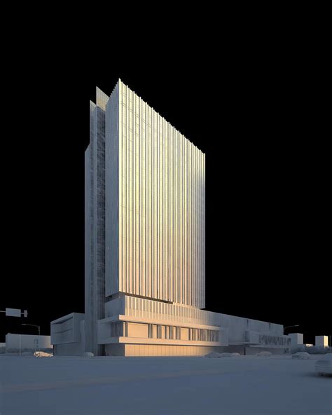 武威-酒店项目（建筑表现效果图） 4K|三维|建筑/空间|ZYCG_原创作品-站酷ZCOOL