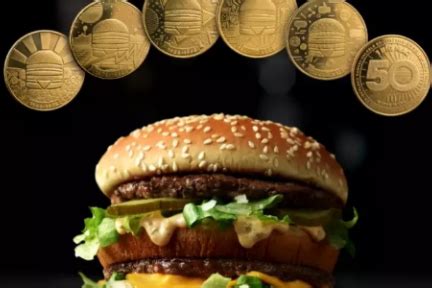 巨无霸50周年庆典，麦当劳推出限量版纪念币_奇速英语