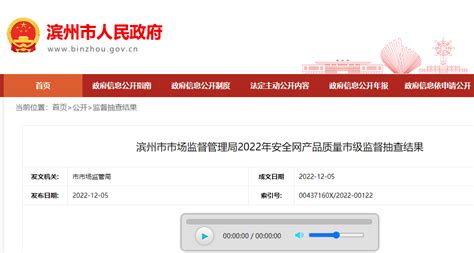山东省滨州市市场监管局抽检20批次安全网产品全部合格-中国质量新闻网