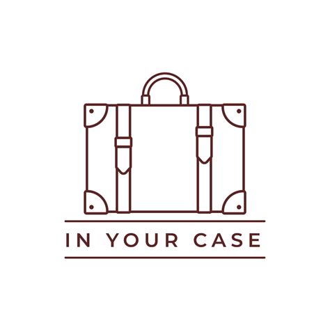 Suitcase Minimalist monoline art logo style, simple modern estate logo ...