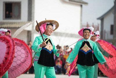 彝族花灯舞蹈-蒙自市民俗文化