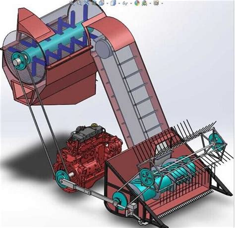 收获机SW设计3D模型下载_三维模型_SolidWorks模型 - 制造云 | 产品模型