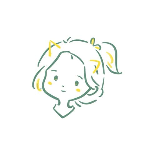 头像简笔画非主流