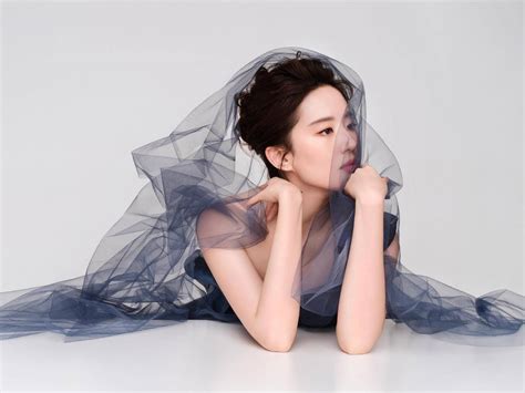 黑色刘亦菲图片