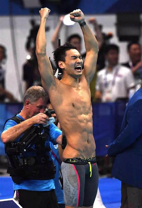 【图集】全运会男子4X200米自由泳接力决赛，汪顺领衔联合队夺冠