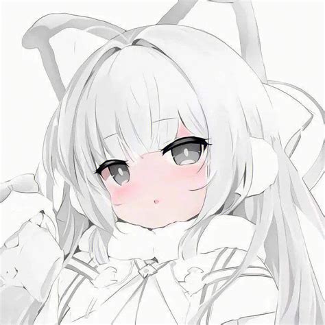 甜美女生猫咪头像动漫版