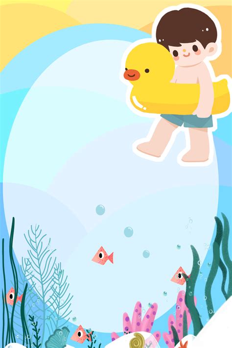 鸭子游泳素材图片免费下载-千库网