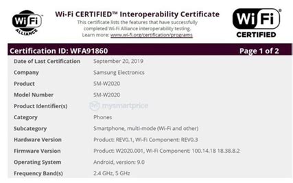 心系天下三星W20 5G发布：支持5G的折叠屏手机_手机新浪网