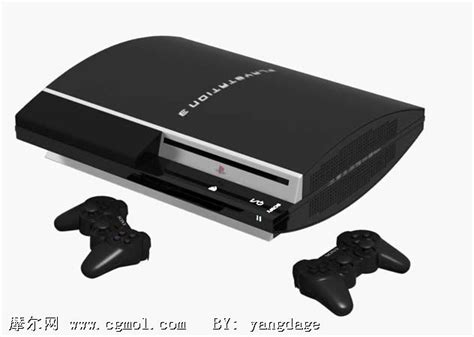 playstation 3游戏机(PS3)3D模型_数码产品模型下载-摩尔网CGMOL