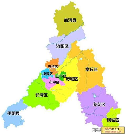 济南市行政区划图图片