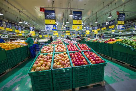 高档超市水果摊位展示高清图片下载-正版图片500180199-摄图网