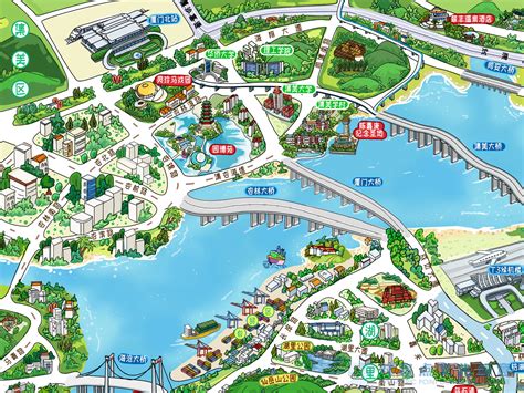 厦门市重点旅游景点分布图-厦门地图-电子地图