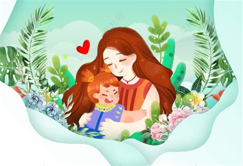 母亲节插画图片下载-正版图片401094704-摄图网