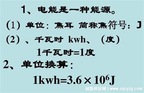 1度电等于多少千瓦时，1千瓦时也是1kW·h(约为3.6百万焦耳) — 创新科技网