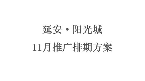 2022延安·阳光城11月推广方案-44P_精英策划圈-站酷ZCOOL