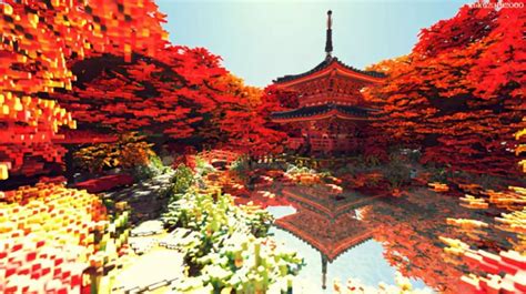 看《我的世界》大神如何展示秋天 十多种红色挑战你的视觉 _ 我的世界Minecraft中国版官方网站——你想玩的，这里都有