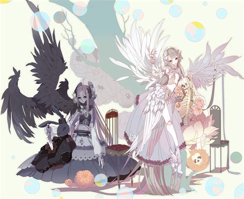 恶魔与天使的华丽图图 - 堆糖，美图壁纸兴趣社区