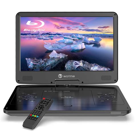 Buy WONNIE 16.9inch Blu Ray DVD Player, Portable DVD Player with 14.1 ...