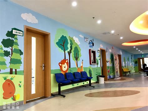 这样的医院，才有好心情治疗！儿童区（墙绘壁画）|插画|新锐潮流插画|壁尚手绘贵州墙绘 - 原创作品 - 站酷 (ZCOOL)