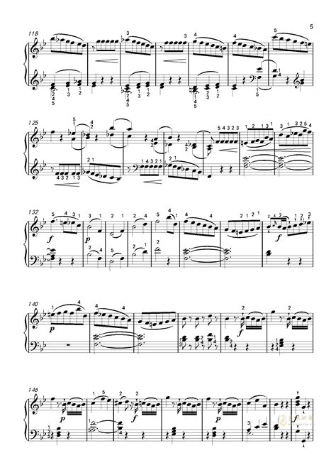 莫扎特-奏鸣曲-K-570-第一乐章，莫扎特-奏鸣曲-K-570-第一乐章钢琴谱，莫扎特-奏鸣曲-K-570-第一乐章Bb调钢琴谱，莫扎特-奏 ...