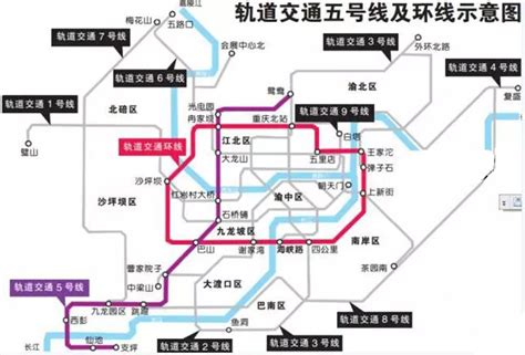 重庆轨道环线站点图及线路走向一览- 重庆本地宝