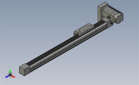 欧规皮带滑台模组T-40-500-LN-RB-LG1_STEP_模型图纸下载 – 懒石网
