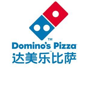 达美乐(Domino\’s)标志Logo设计含义，品牌策划vi设计介绍
