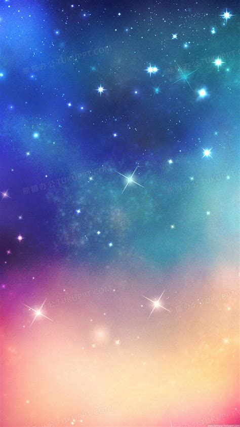 彩色星空非主流头像