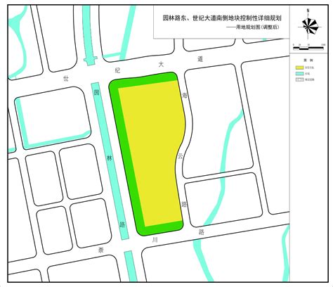 《崇川区园林路东、世纪大道南侧地块控制性详细规划调整》批前公示 - 国土空间规划及区域规划