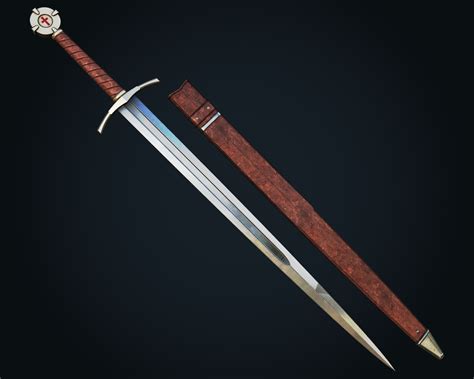 西班牙骑士剑 十字军剑 经典影视刀剑 高级商务礼品 带鞘 未开刃-阿里巴巴