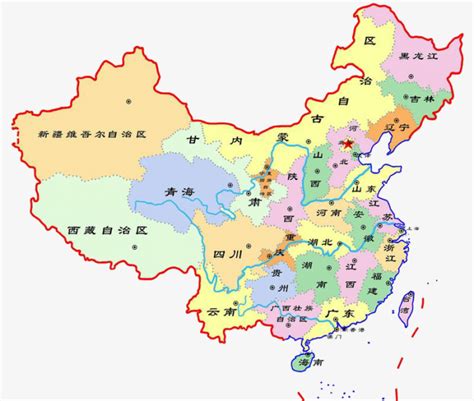 中国地图全图电子版-中国地图全图（我要超大的 详细的 高清的）