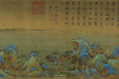 王希孟千里江山图图片