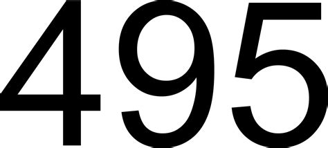 495 — четыреста девяносто пять. натуральное нечетное число. в ряду ...