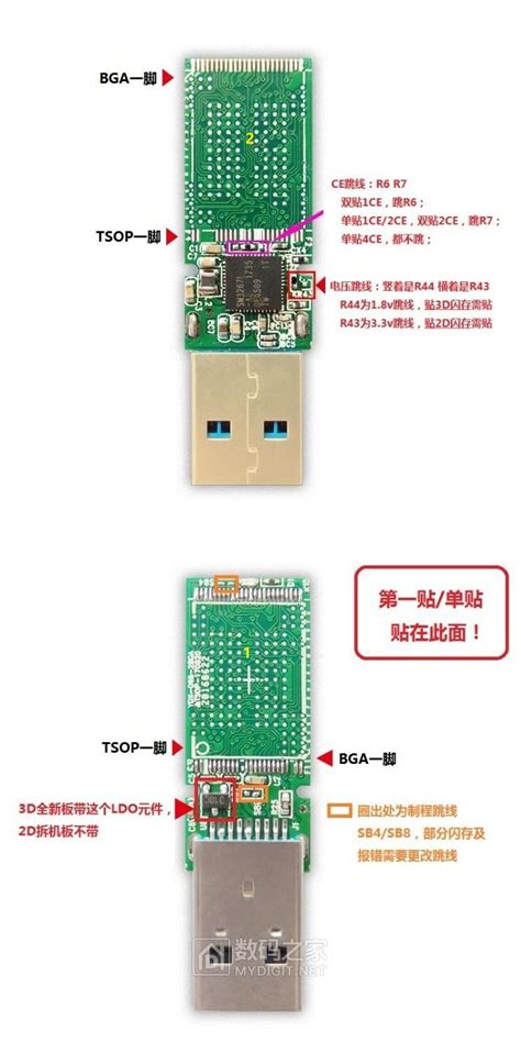 U盘主控板单贴USB3.0手机EMMC编程器U盘DIY套料配旋转外壳NS1081S-淘宝网