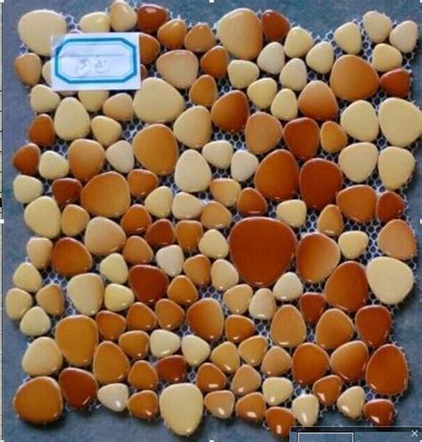 彩色糖果马赛克瓷砖出口鹅卵石桃心形石头3d外贸地砖大理石椭圆形-阿里巴巴