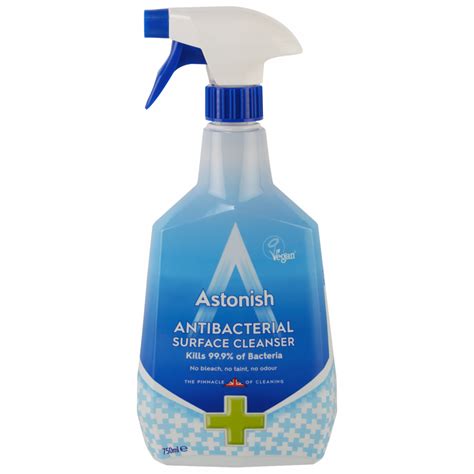 Astonish Anti-Bacterial Cleanser 12x750ml Trigger Spray - VIP Clean
